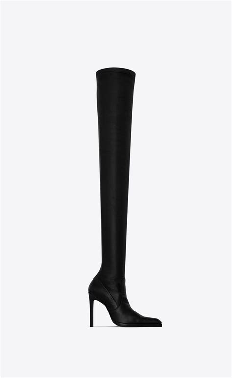 masate nina ysl|Saint Laurent Nina 95mm Leather Boots .